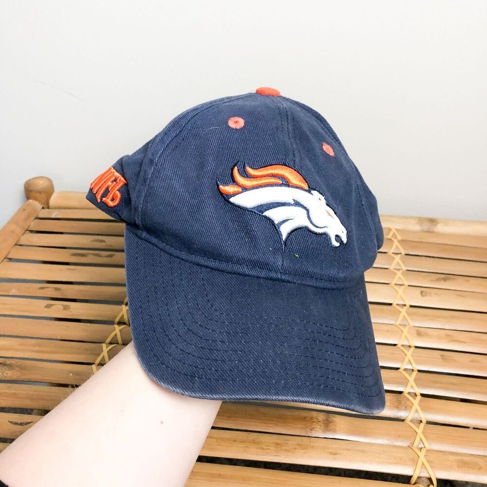 NFL Denver Broncos Blue Logo Adjustable Baseball Cap Dad Hat
